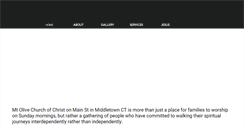 Desktop Screenshot of mountolivechurchofchrist.com