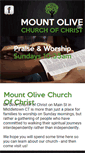 Mobile Screenshot of mountolivechurchofchrist.com